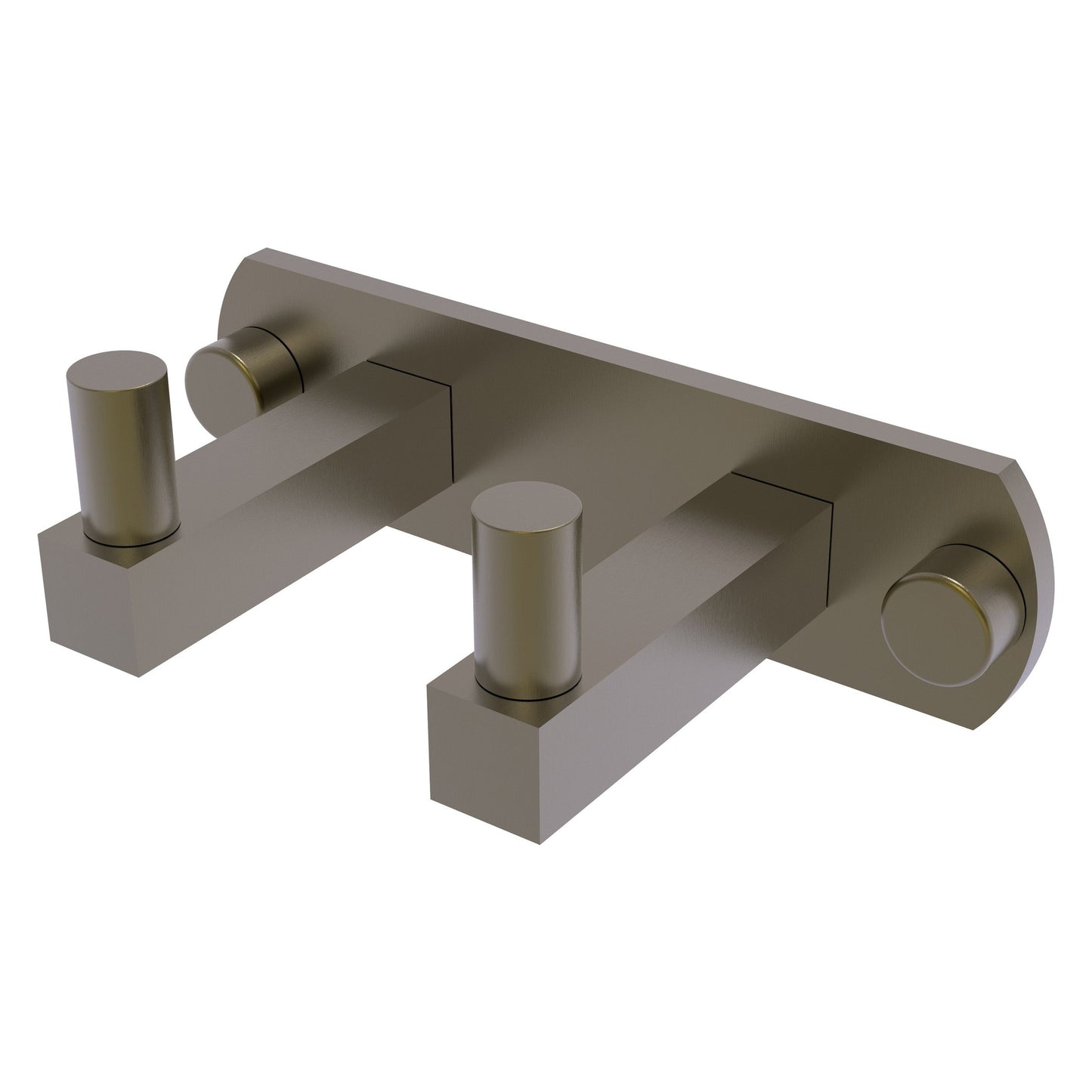Allied Brass Montero 5.5" x 2.8" Antique Brass Solid Brass 2-Position Multi Hook