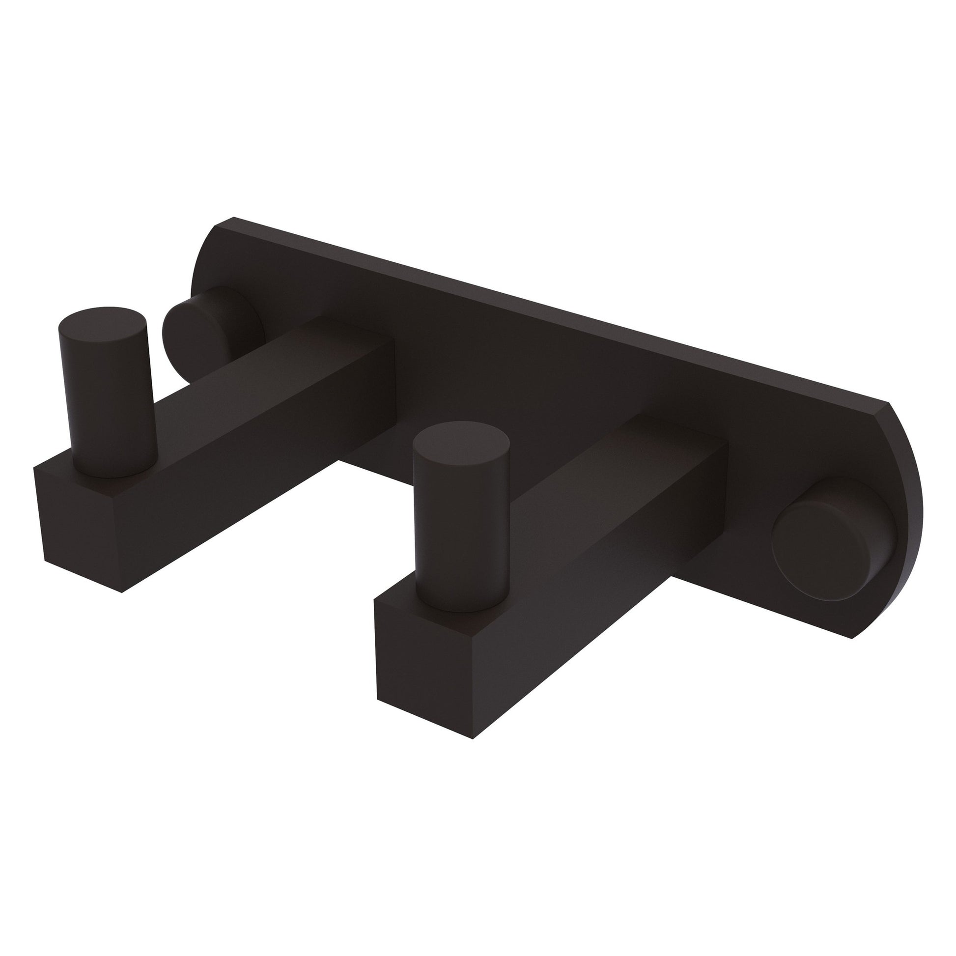 Allied Brass Montero 5.5" x 2.8" Oil Rubbed Bronze Solid Brass 2-Position Multi Hook