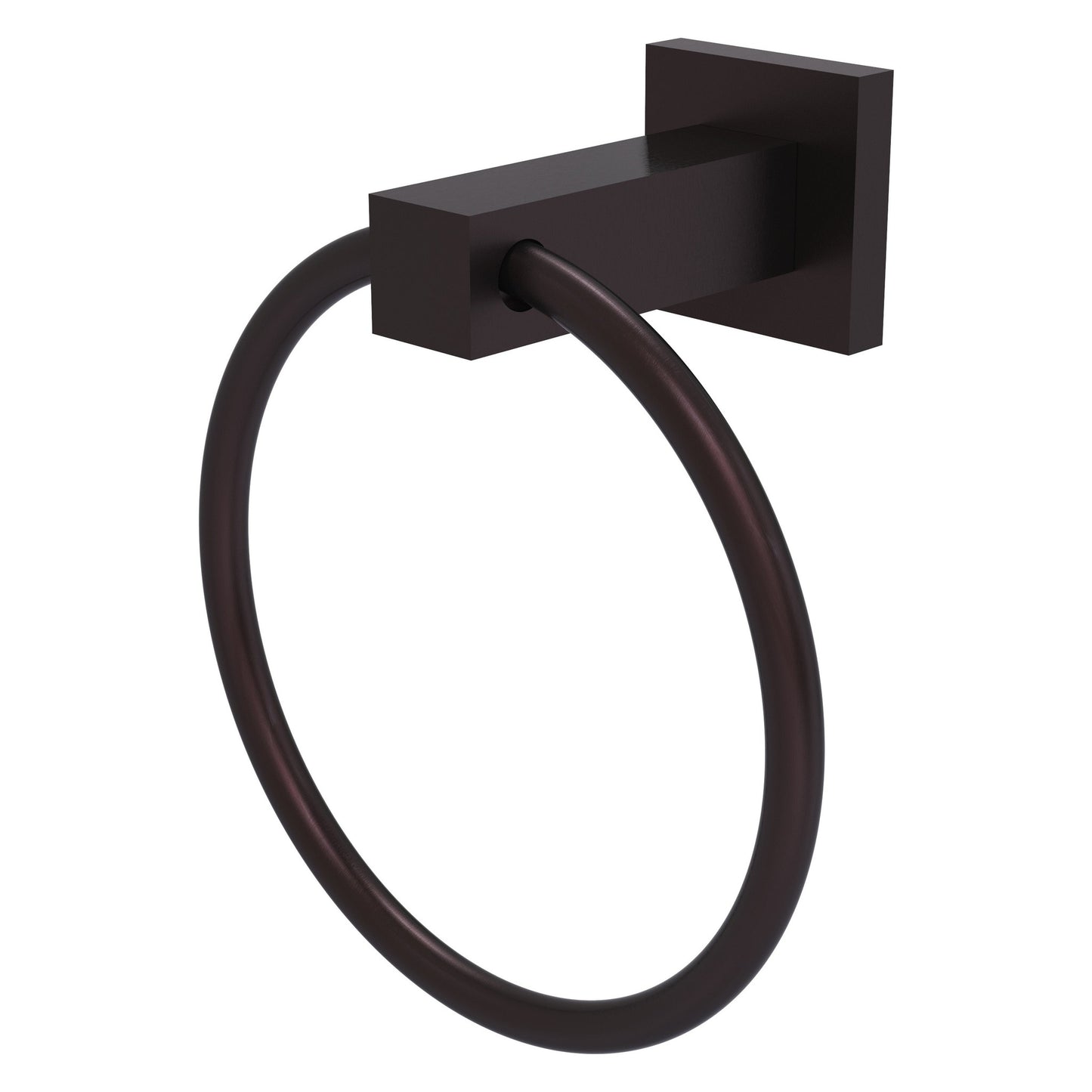 Allied Brass Montero 6" x 3.7" Antique Bronze Solid Brass Towel Ring