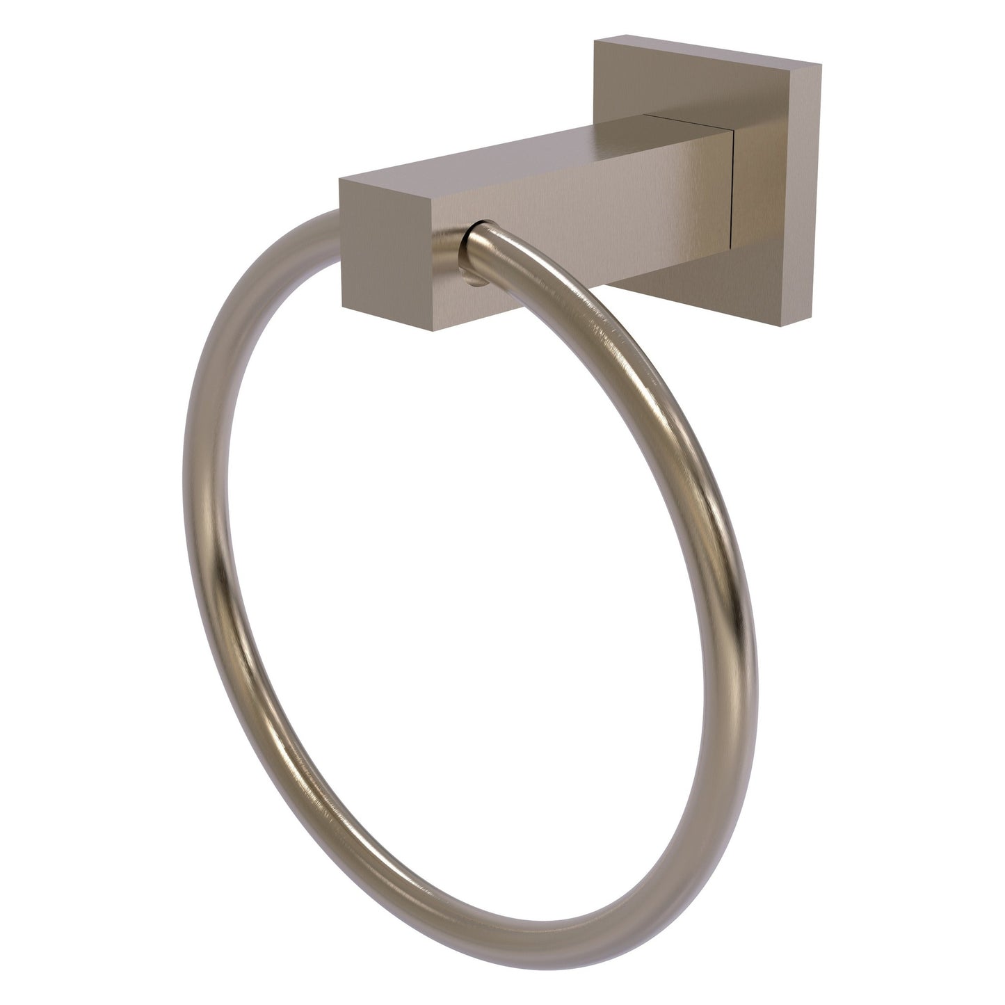 Allied Brass Montero 6" x 3.7" Antique Pewter Solid Brass Towel Ring