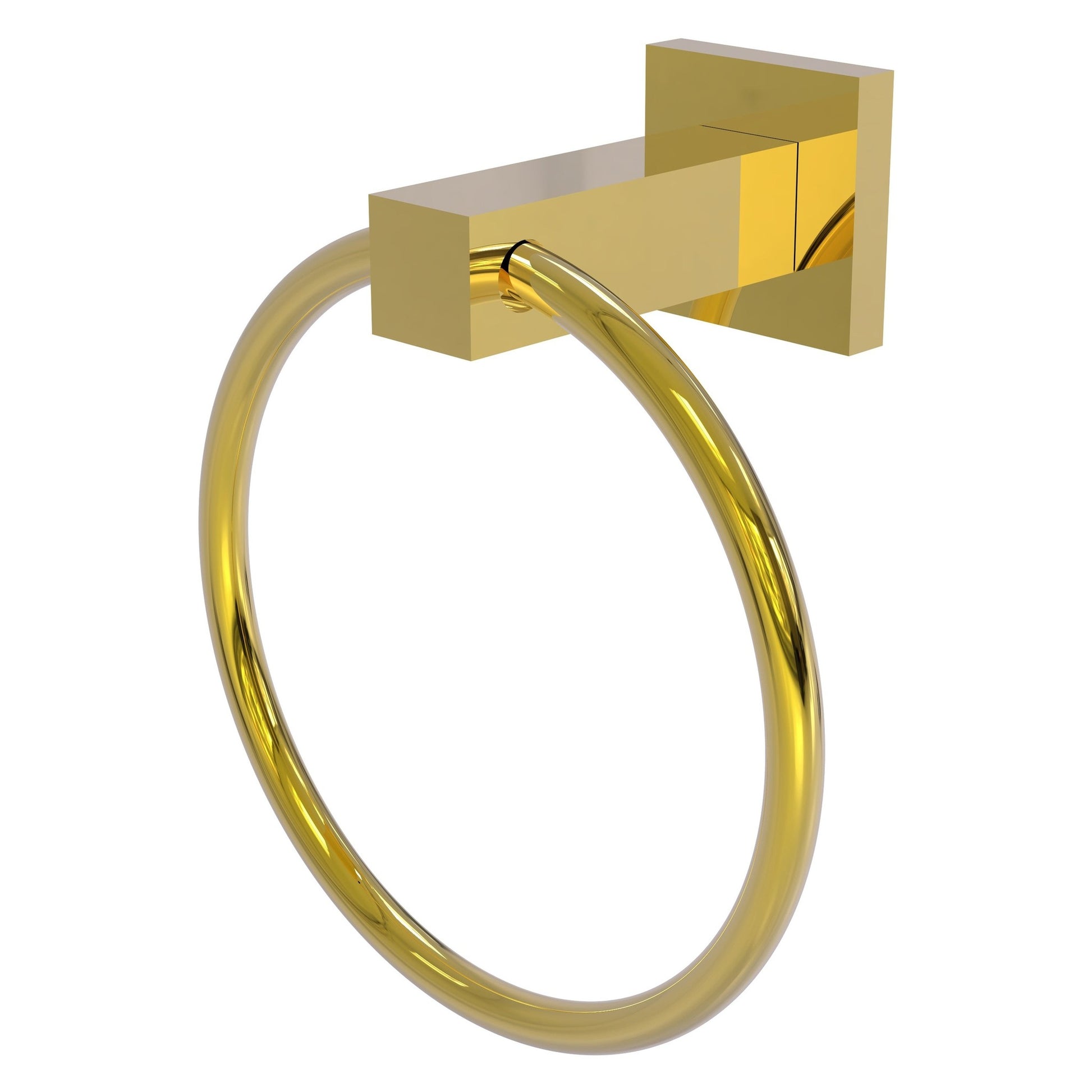 Allied Brass Montero 6" x 3.7" Polished Brass Solid Brass Towel Ring