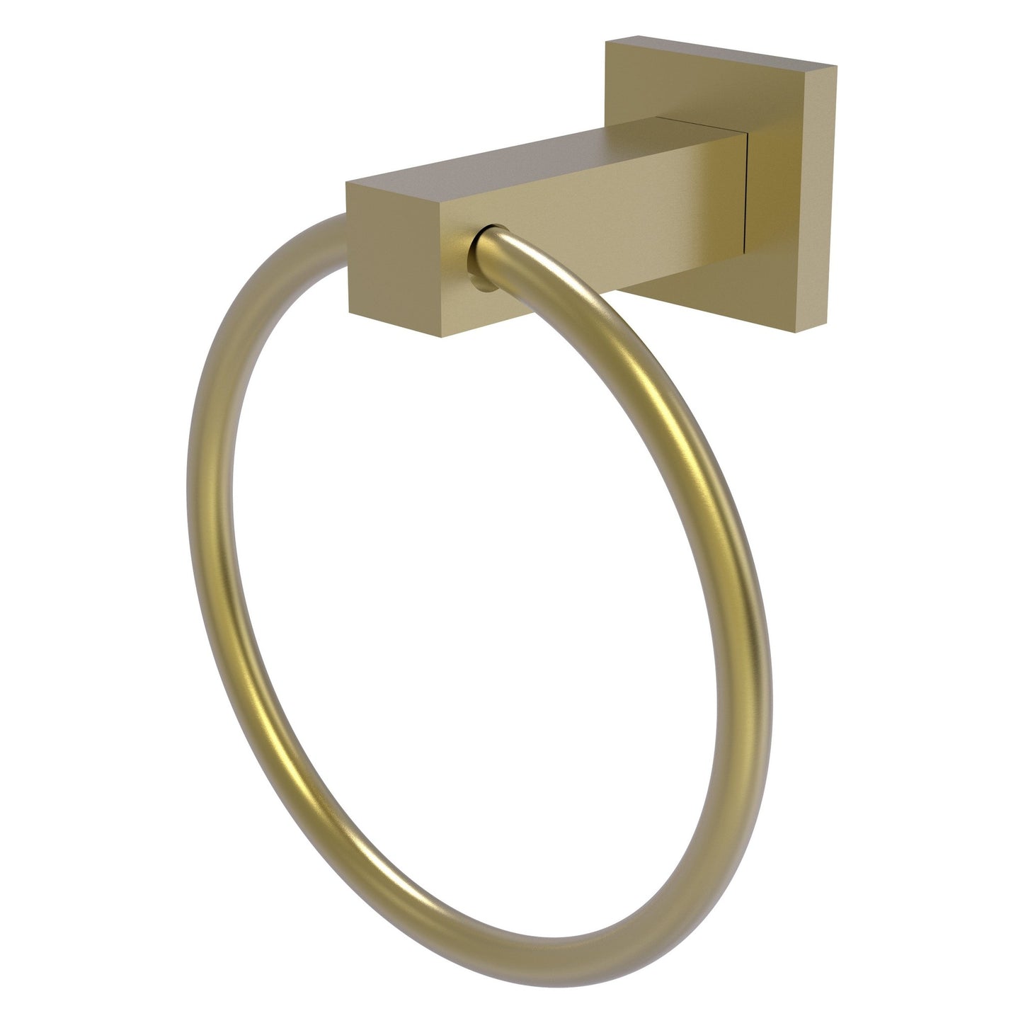 Allied Brass Montero 6" x 3.7" Satin Brass Solid Brass Towel Ring