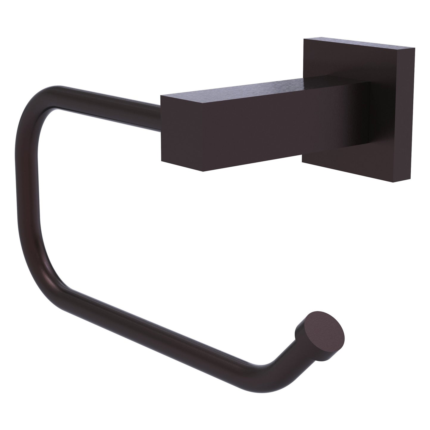 Allied Brass Montero 7.8" x 3.7" Antique Bronze Solid Brass Euro-Style Toilet Tissue Holder