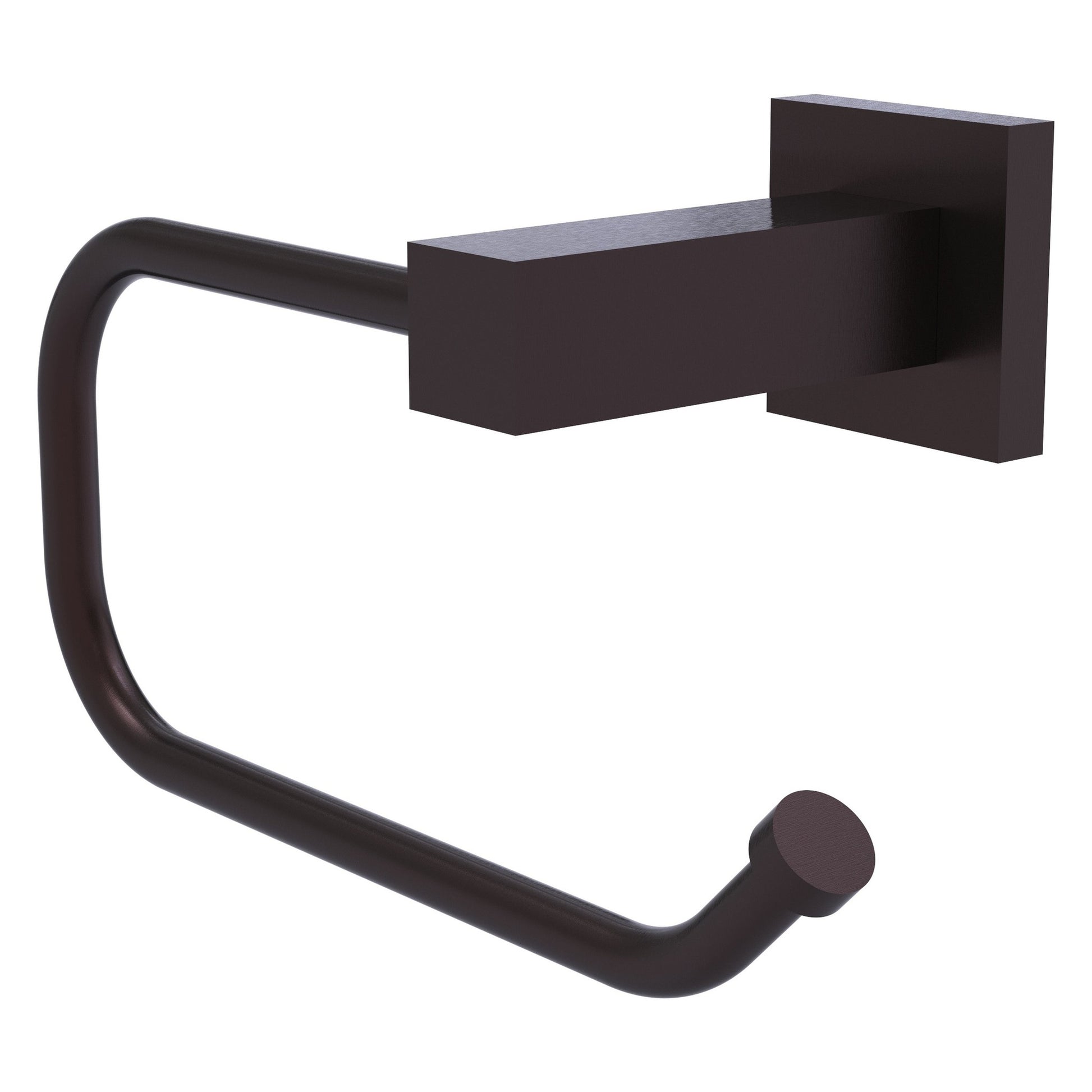 Allied Brass Montero 7.8" x 3.7" Antique Bronze Solid Brass Euro-Style Toilet Tissue Holder