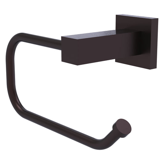 Allied Brass Montero 7.8" x 3.7" Antique Bronze Solid Brass Euro-Style Toilet Tissue Holder