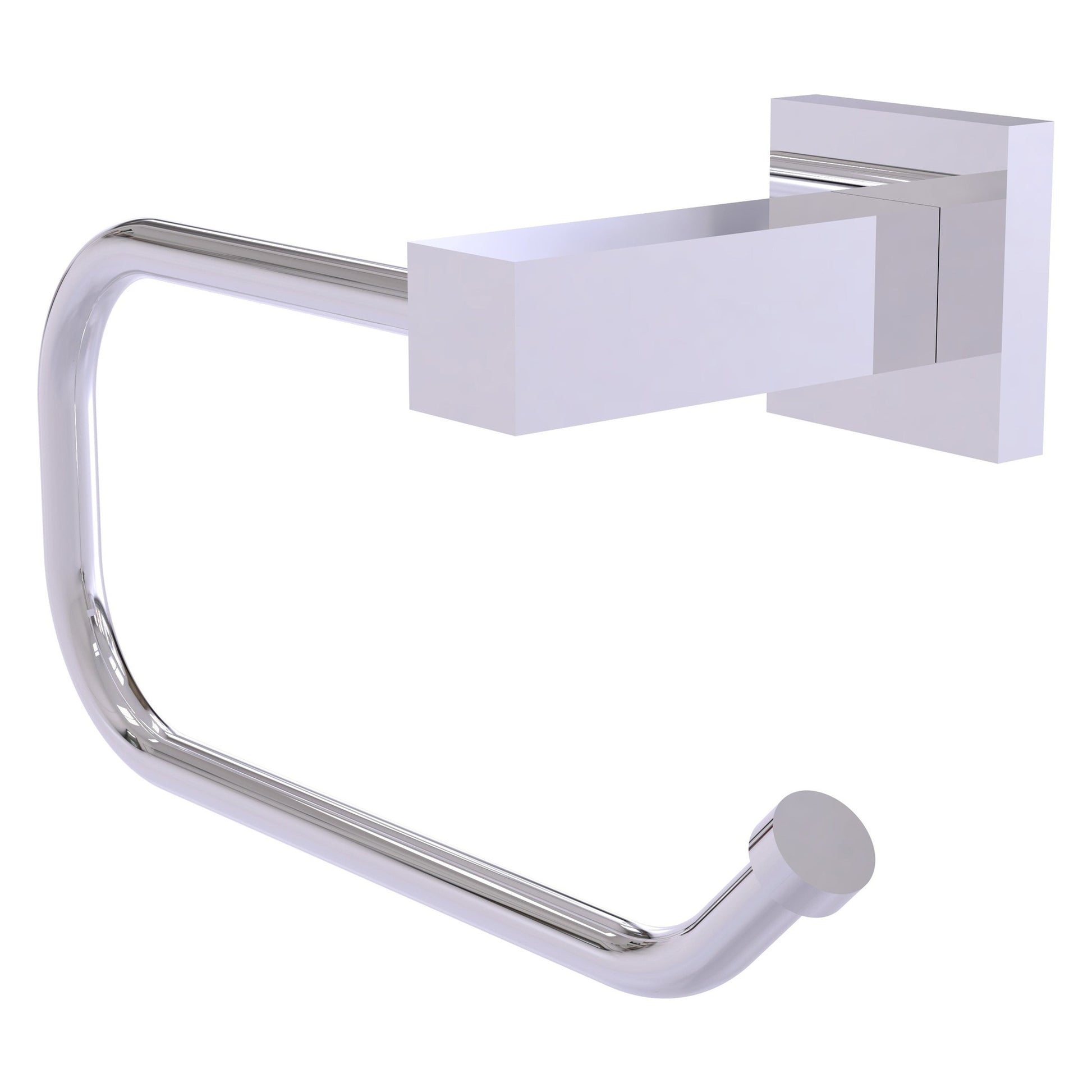 Allied Brass Montero 7.8" x 3.7" Polished Chrome Solid Brass Euro-Style Toilet Tissue Holder