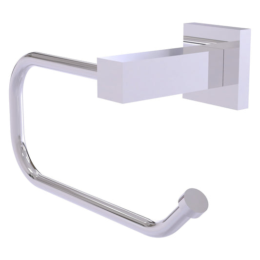 Allied Brass Montero 7.8" x 3.7" Polished Chrome Solid Brass Euro-Style Toilet Tissue Holder