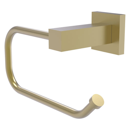 Allied Brass Montero 7.8" x 3.7" Satin Brass Solid Brass Euro-Style Toilet Tissue Holder