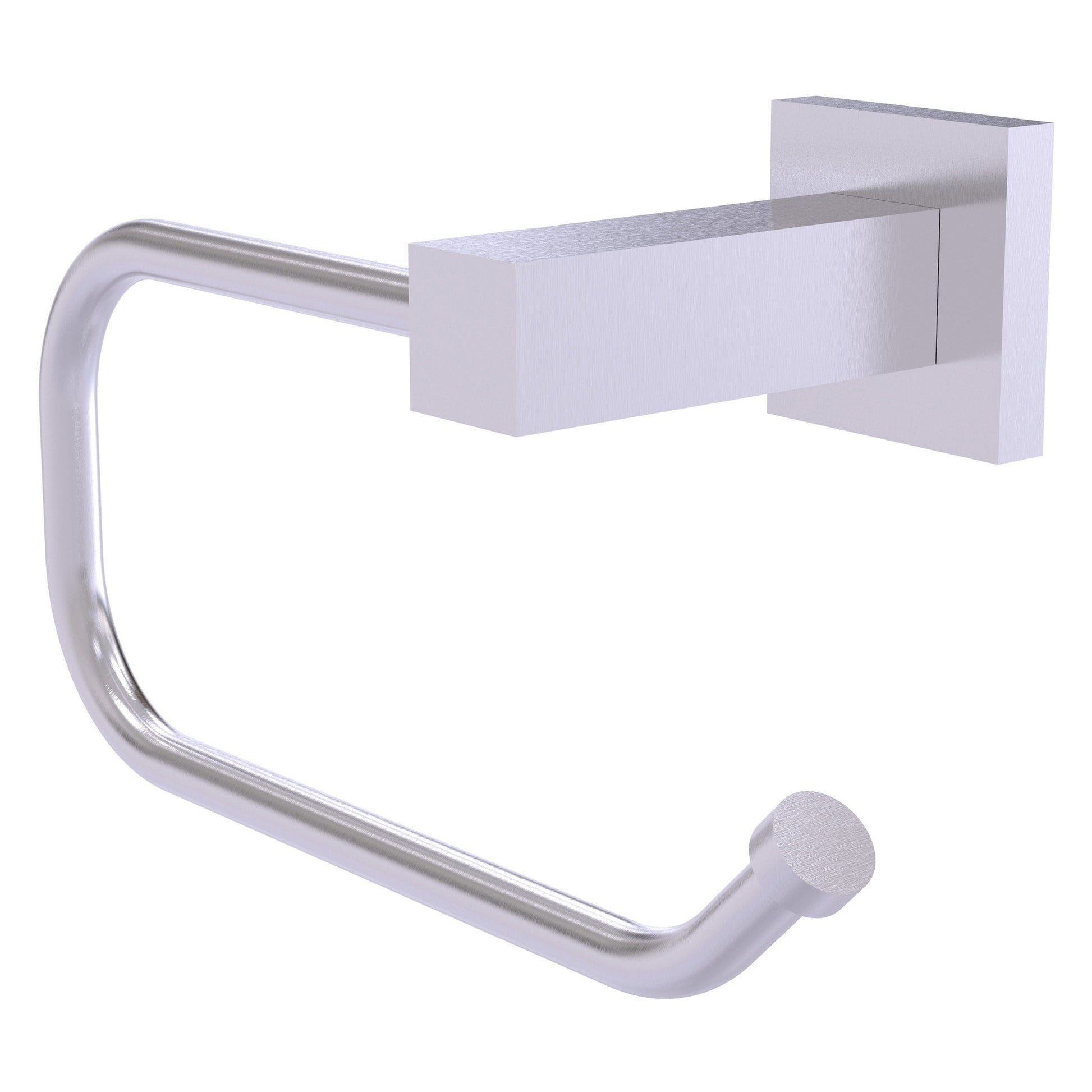 Allied Brass Montero 7.8" x 3.7" Satin Chrome Solid Brass Euro-Style Toilet Tissue Holder