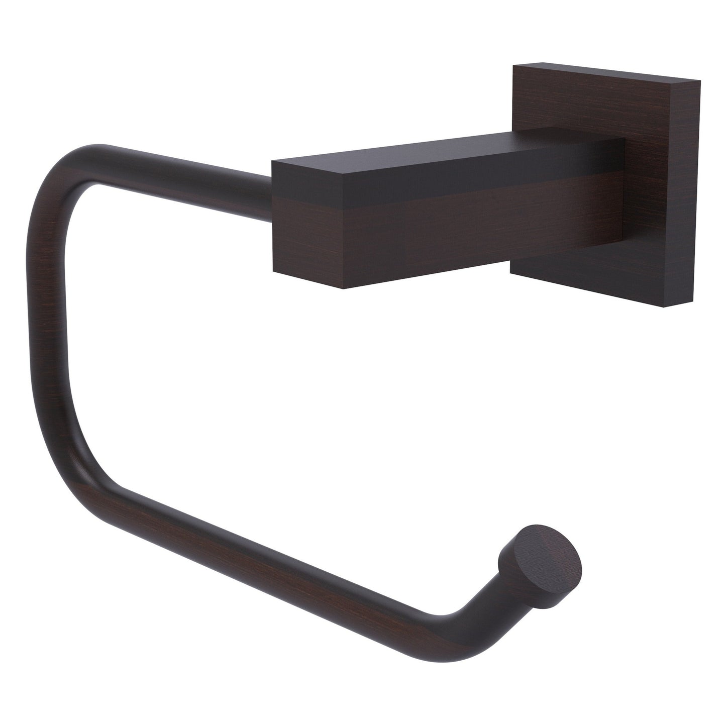 Allied Brass Montero 7.8" x 3.7" Venetian Bronze Solid Brass Euro-Style Toilet Tissue Holder