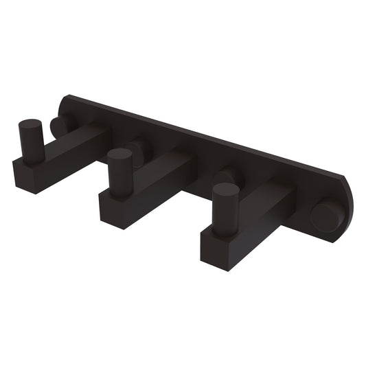 Allied Brass Montero 8" x 2.8" Oil Rubbed Bronze Solid Brass 2-Position Multi Hook