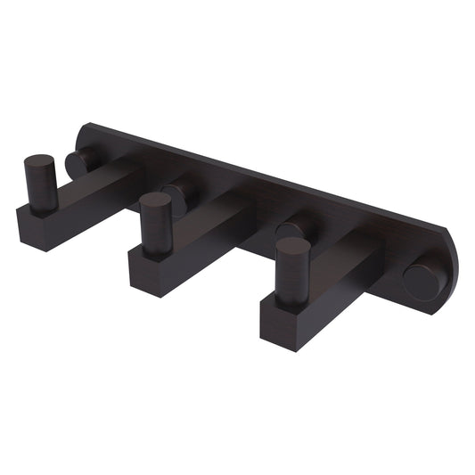 Allied Brass Montero 8" x 2.8" Venetian Bronze Solid Brass 2-Position Multi Hook