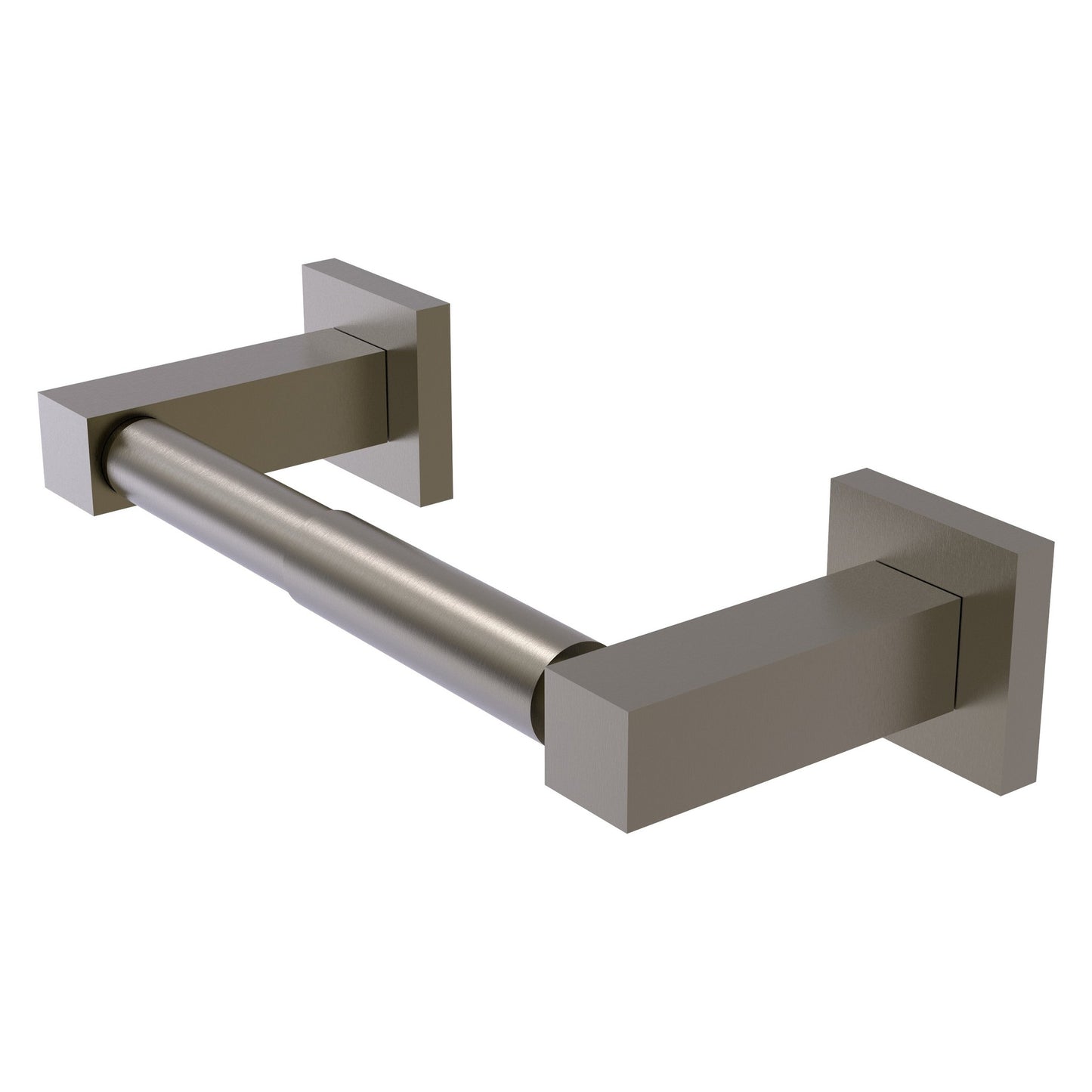 Allied Brass Montero 9.8" x 3.7" Antique Brass Solid Brass Contemporary Two-Post Toilet Tissue Holder