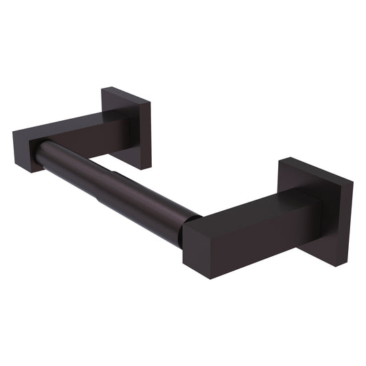 Allied Brass Montero 9.8" x 3.7" Antique Bronze Solid Brass Contemporary Two-Post Toilet Tissue Holder