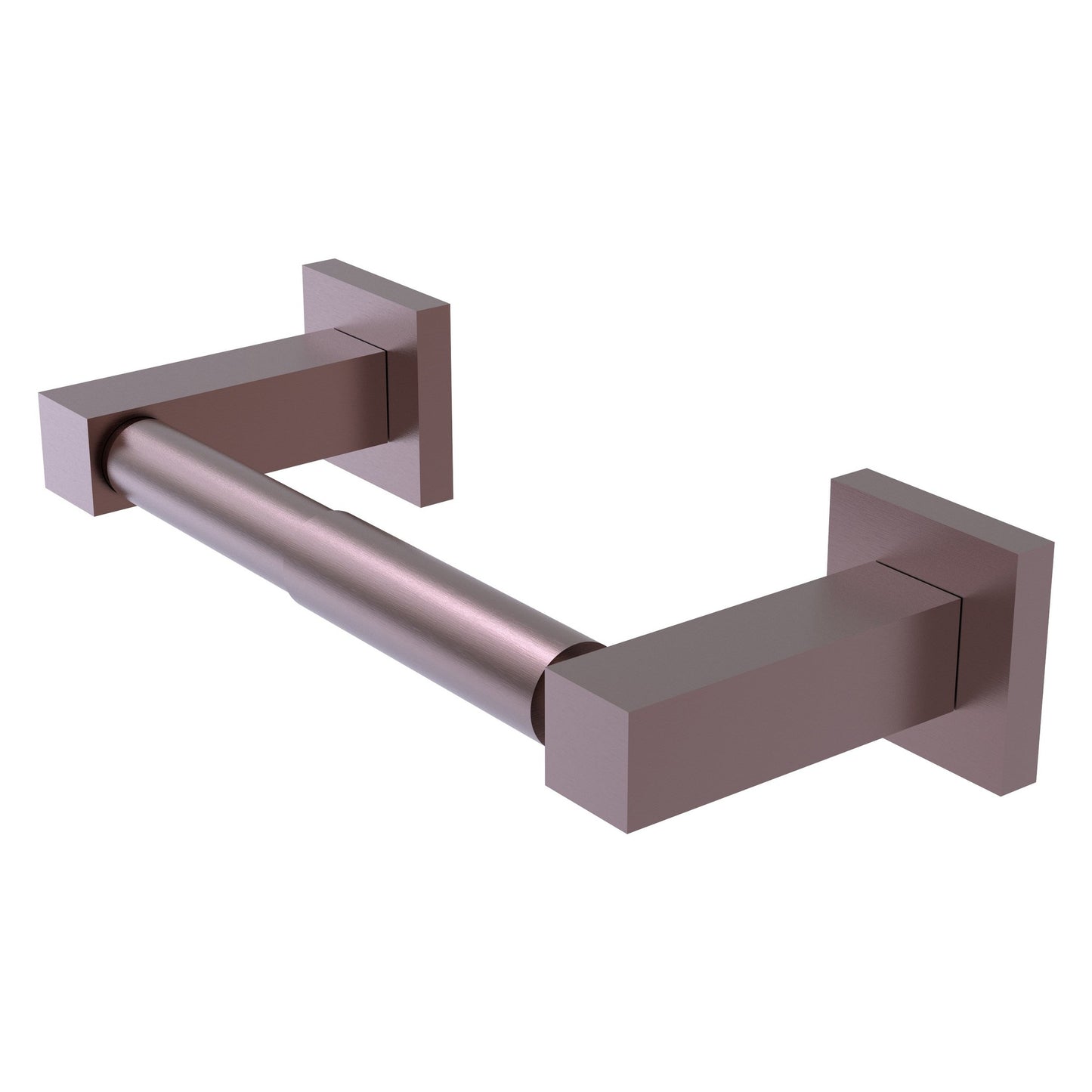 Allied Brass Montero 9.8" x 3.7" Antique Copper Solid Brass Contemporary Two-Post Toilet Tissue Holder