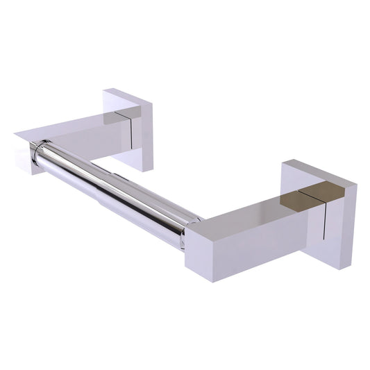 Allied Brass Montero 9.8" x 3.7" Polished Chrome Solid Brass Contemporary Two-Post Toilet Tissue Holder