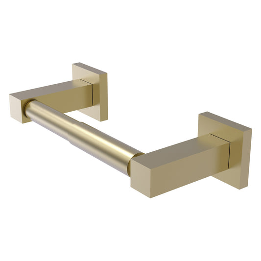 Allied Brass Montero 9.8" x 3.7" Satin Brass Solid Brass Contemporary Two-Post Toilet Tissue Holder