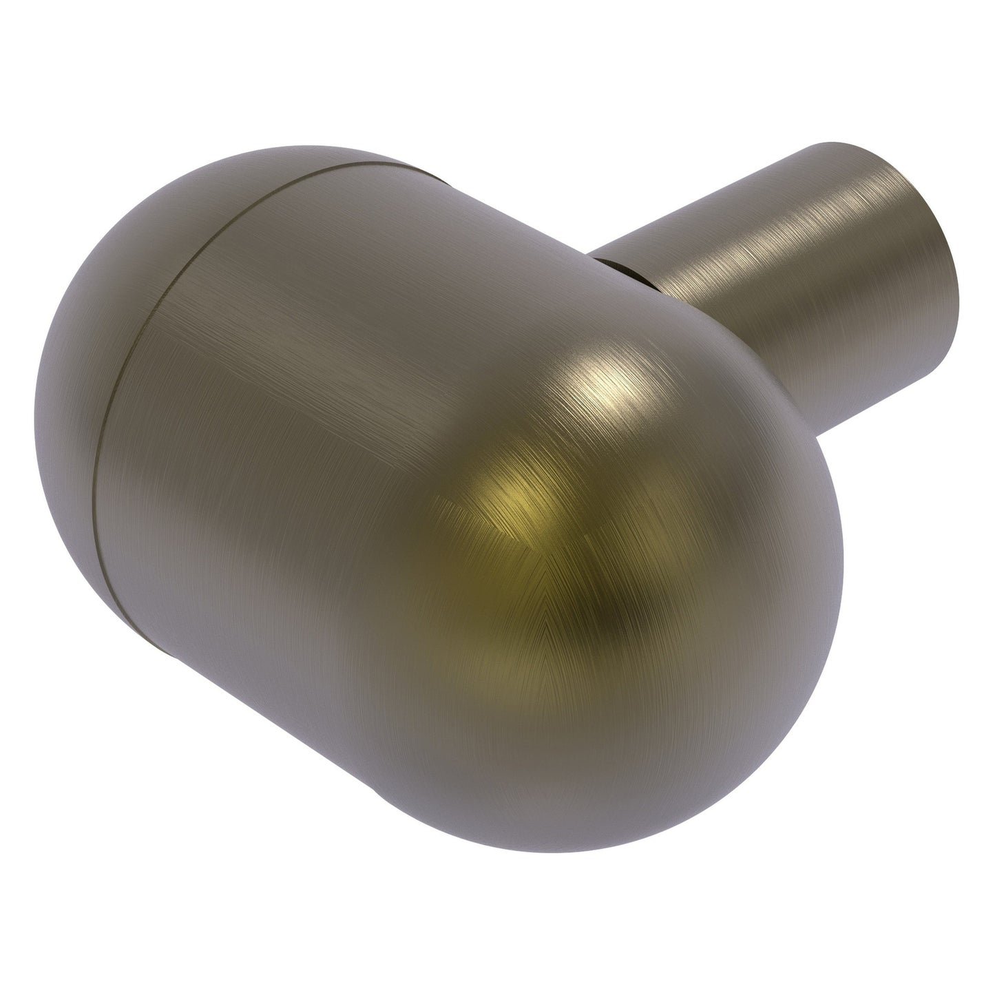 Allied Brass O-10 1.25" x 1.25" Antique Brass Solid Brass Cabinet Knob