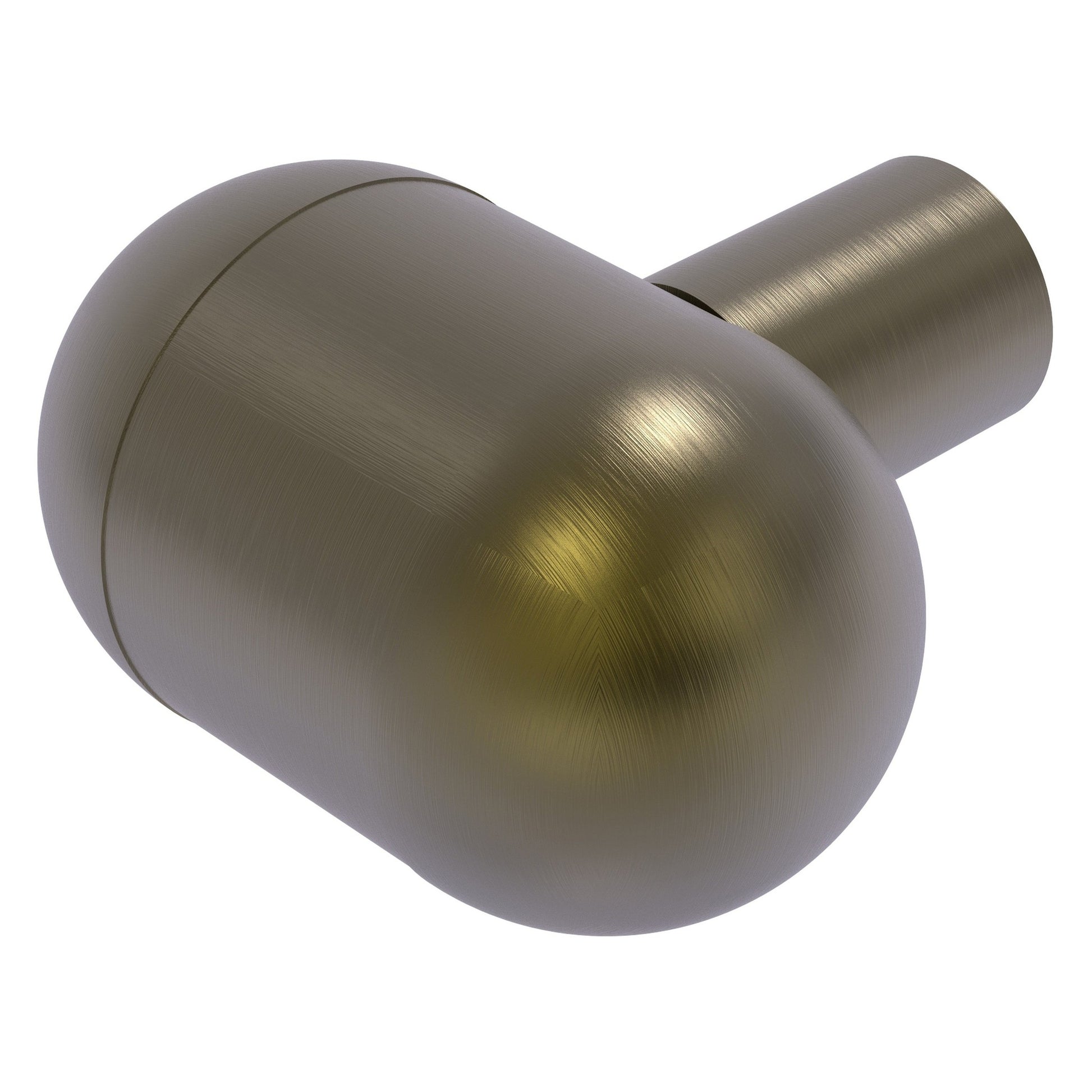 Allied Brass O-10 1.25" x 1.25" Antique Brass Solid Brass Cabinet Knob