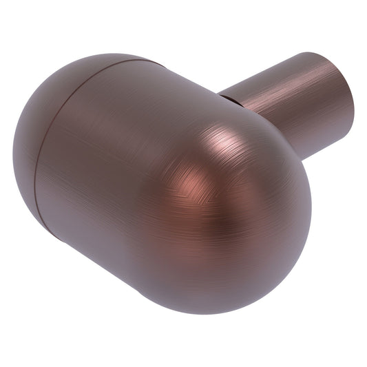 Allied Brass O-10 1.25" x 1.25" Antique Copper Solid Brass Cabinet Knob