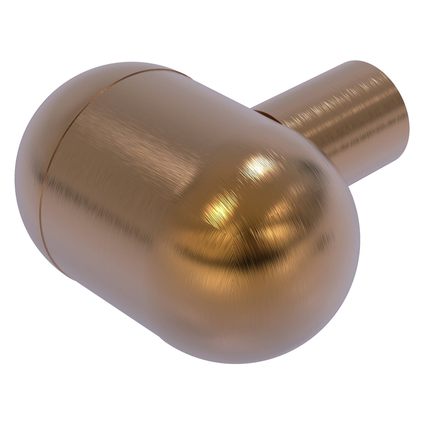 Allied Brass O-10 1.25" x 1.25" Brushed Bronze Solid Brass Cabinet Knob