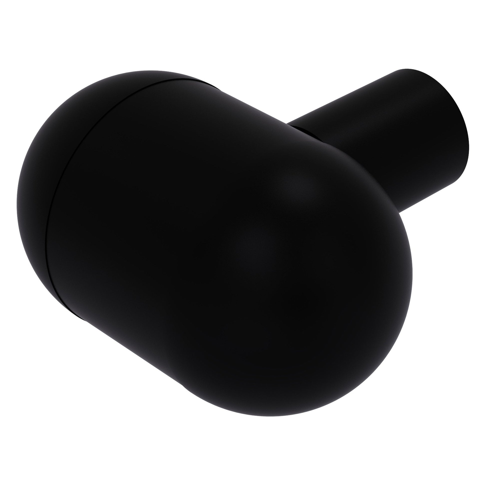Allied Brass O-10 1.25" x 1.25" Matte Black Solid Brass Cabinet Knob