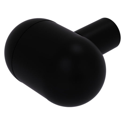 Allied Brass O-10 1.25" x 1.25" Matte Black Solid Brass Cabinet Knob