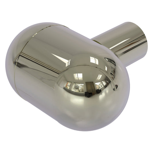 Allied Brass O-10 1.25" x 1.25" Polished Nickel Solid Brass Cabinet Knob