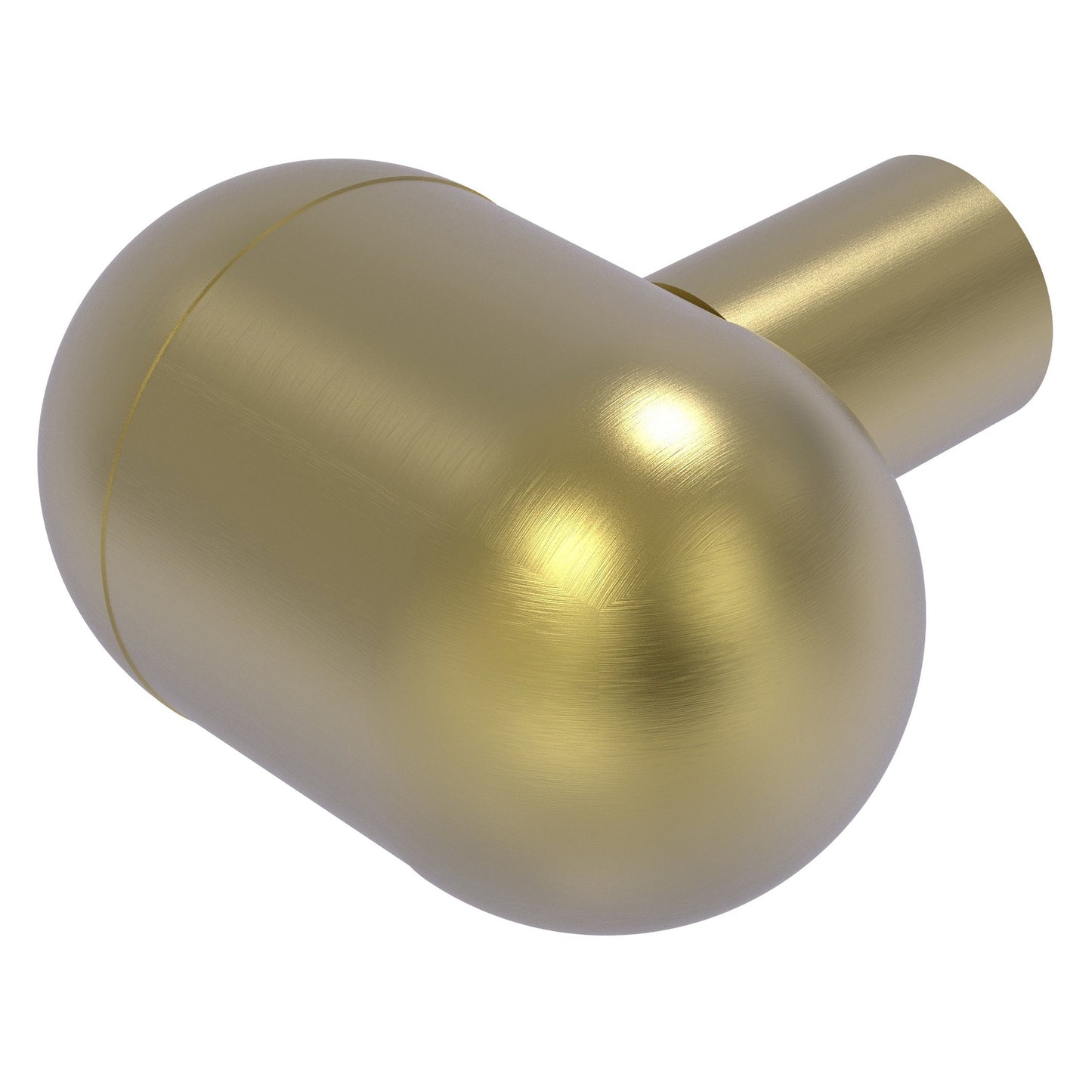 Allied Brass O-10 1.25" x 1.25" Satin Brass Solid Brass Cabinet Knob