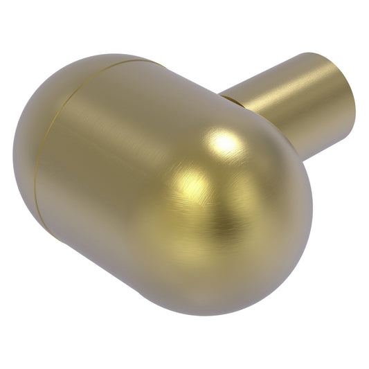 Allied Brass O-10 1.25" x 1.25" Satin Brass Solid Brass Cabinet Knob