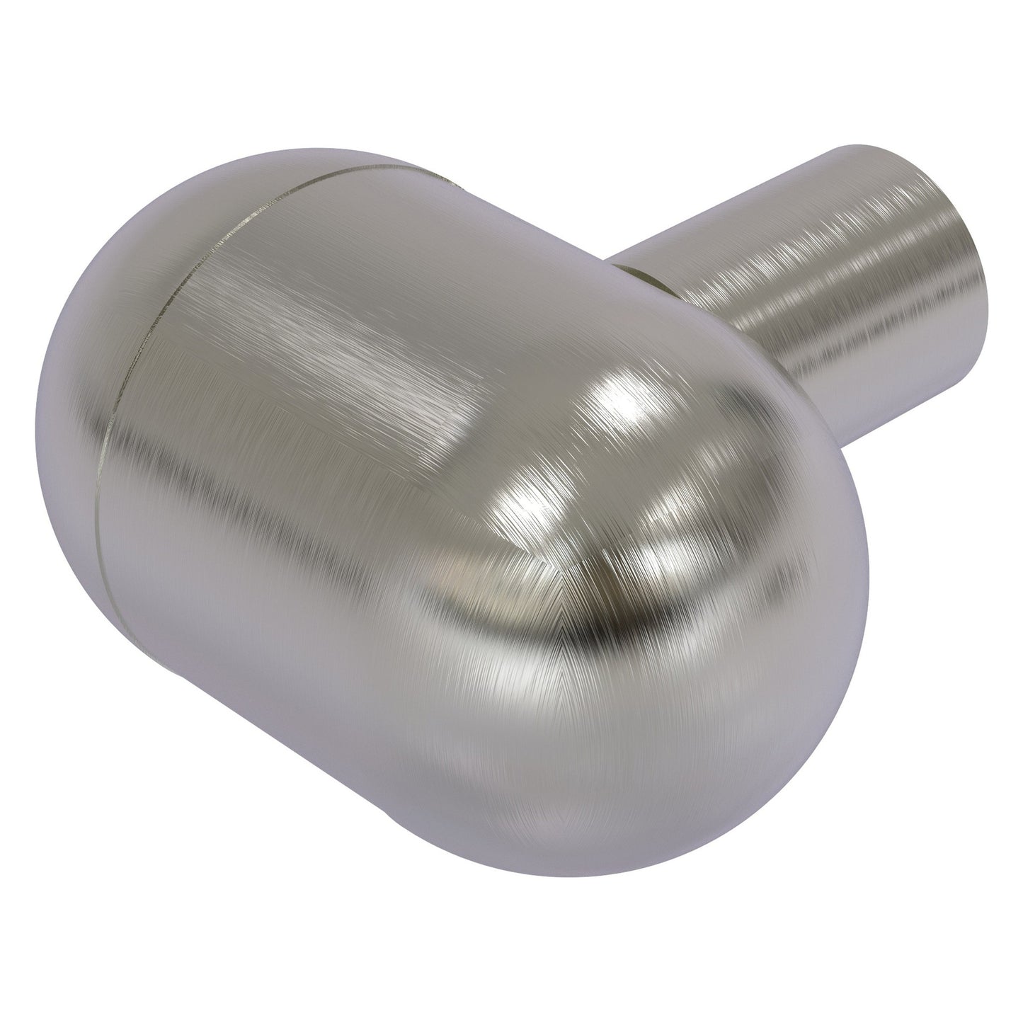 Allied Brass O-10 1.25" x 1.25" Satin Nickel Solid Brass Cabinet Knob