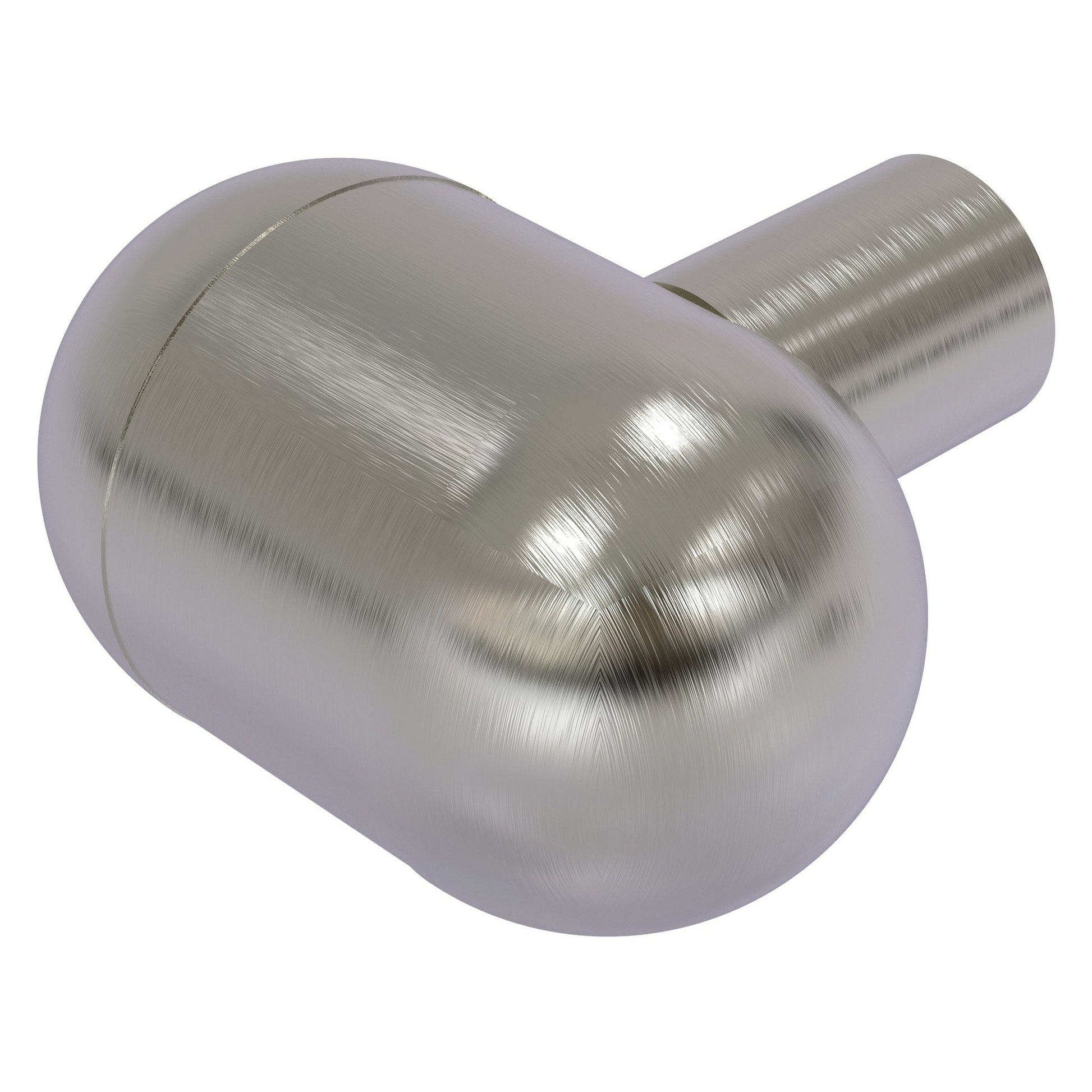 Allied Brass O-10 1.25" x 1.25" Satin Nickel Solid Brass Cabinet Knob