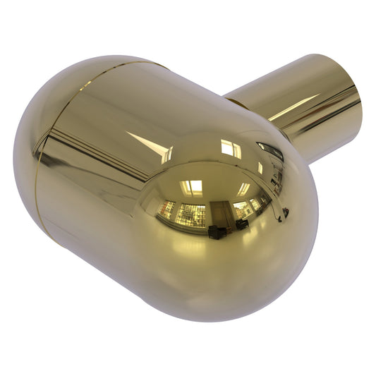 Allied Brass O-10 1.25" x 1.25" Unlacquered Brass Solid Brass Cabinet Knob