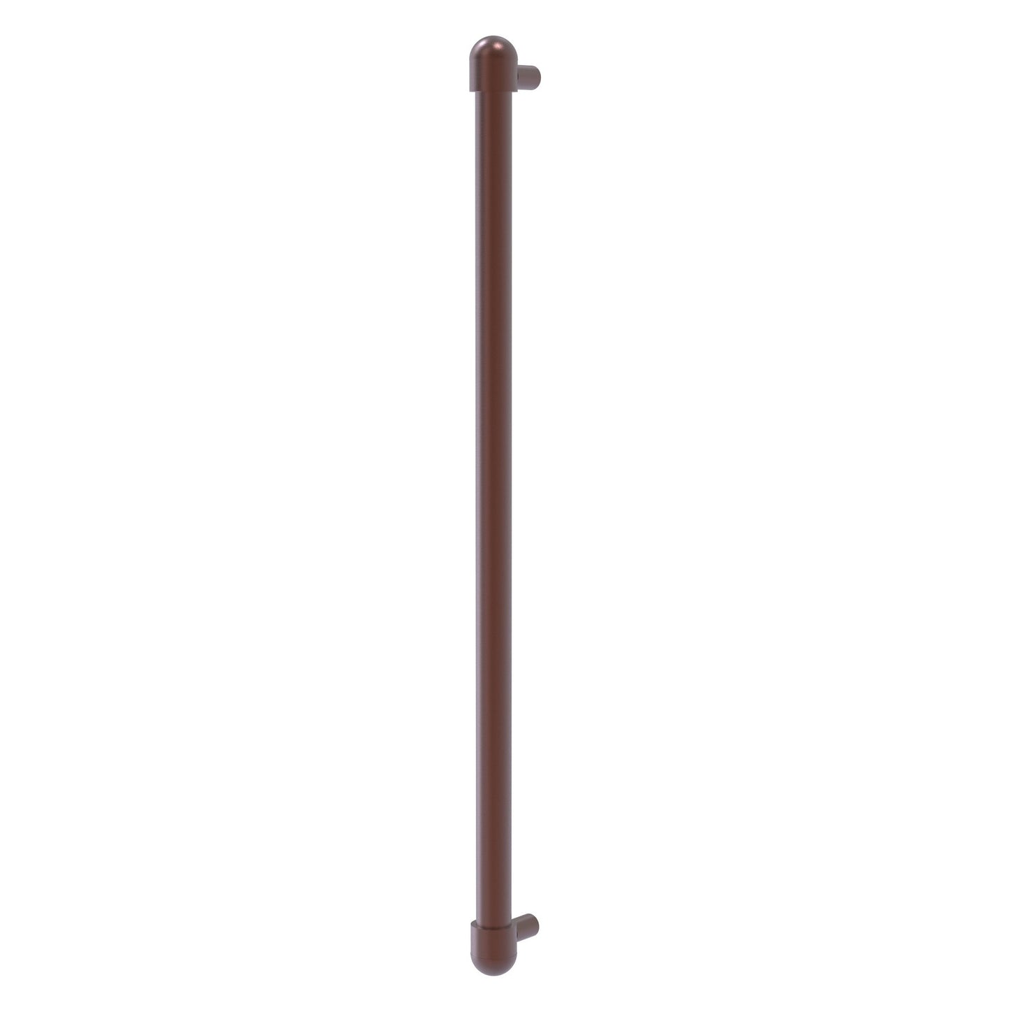 Allied Brass O-30-RP 18" x 1" Antique Copper Solid Brass Refrigerator Pull