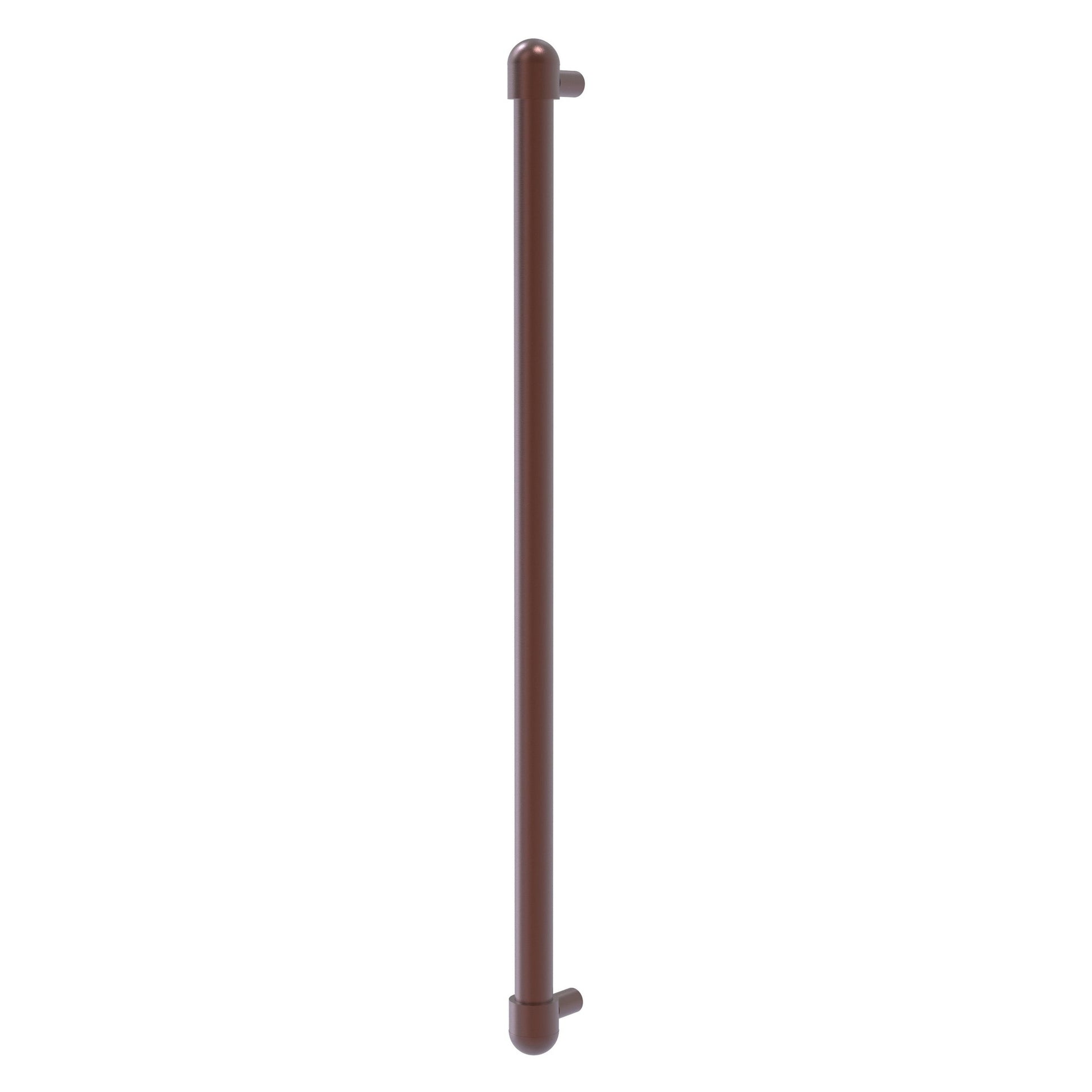 Allied Brass O-30-RP 18" x 1" Antique Copper Solid Brass Refrigerator Pull
