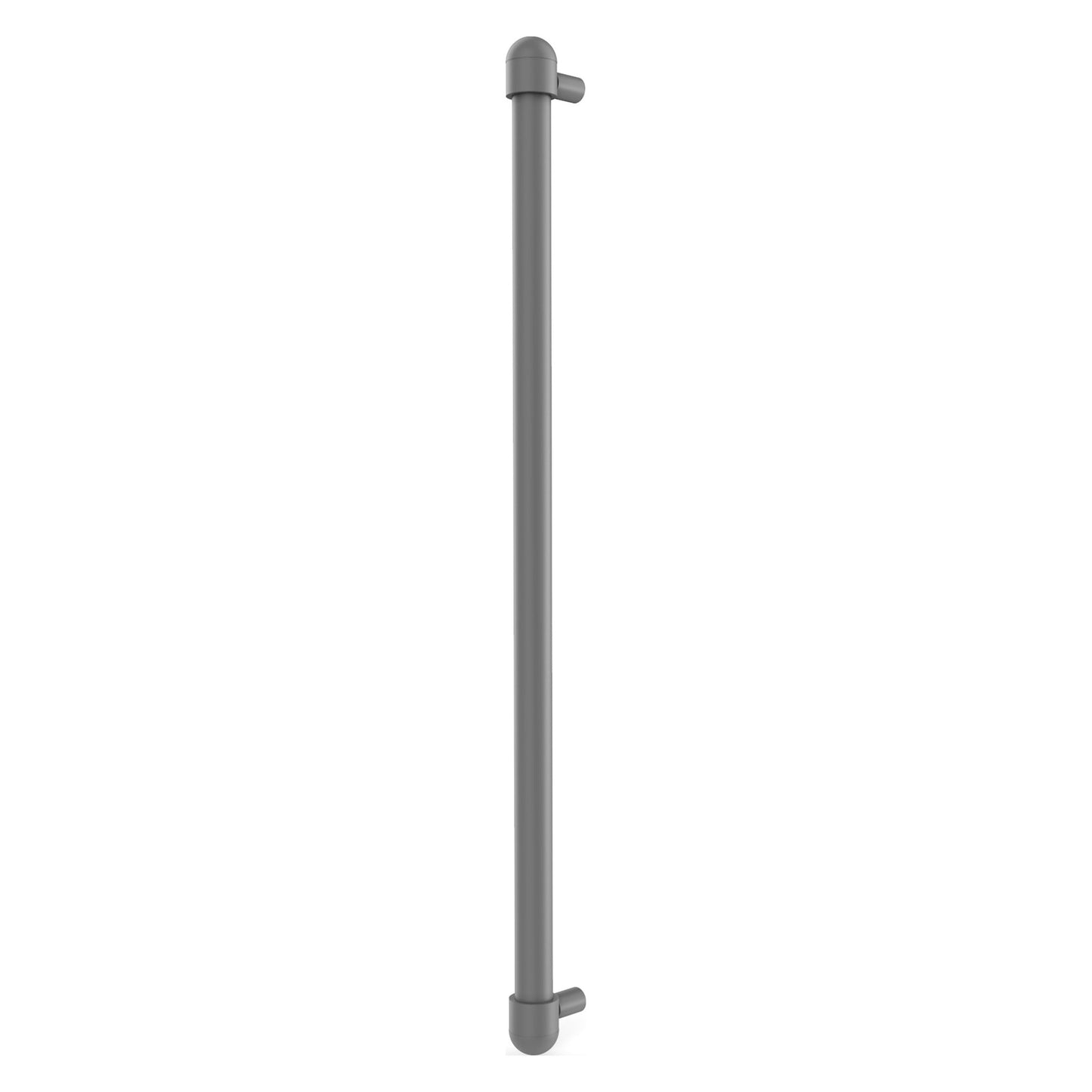 Allied Brass O-30-RP 18" x 1" Matte Gray Solid Brass Refrigerator Pull