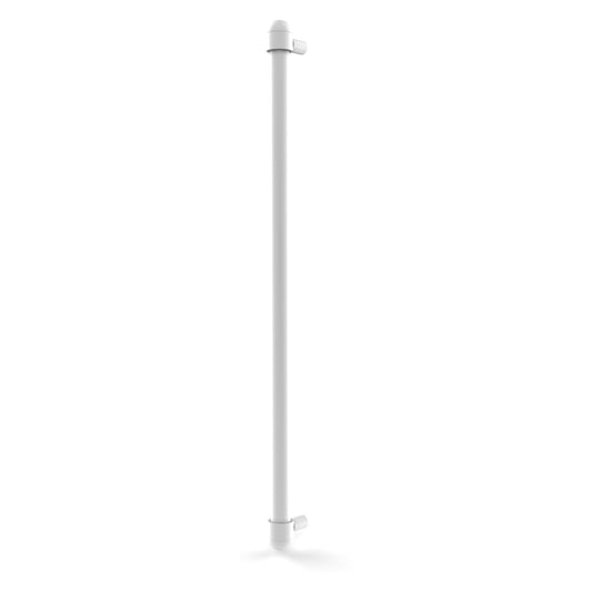Allied Brass O-30-RP 18" x 1" Matte White Solid Brass Refrigerator Pull