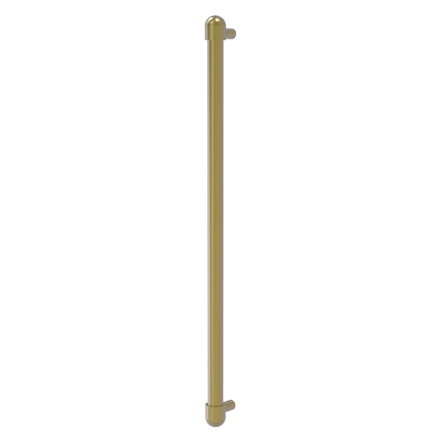 Allied Brass O-30-RP 18" x 1" Satin Brass Solid Brass Refrigerator Pull