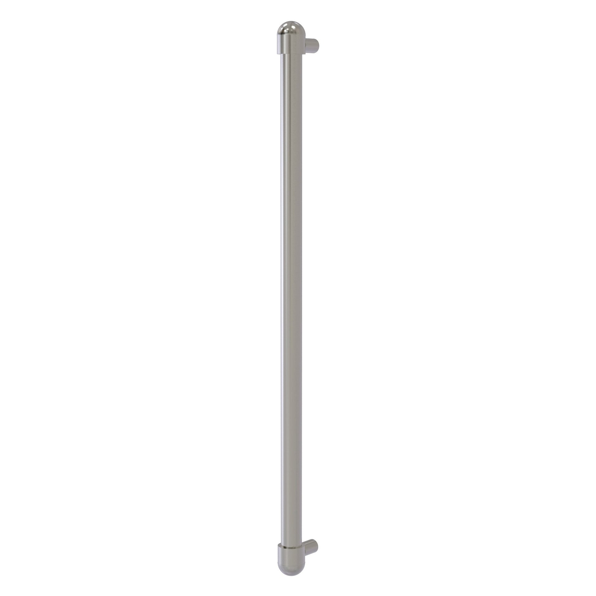 Allied Brass O-30-RP 18" x 1" Satin Nickel Solid Brass Refrigerator Pull