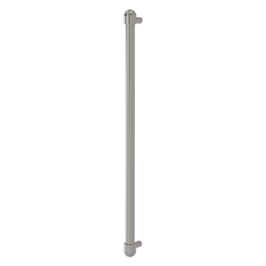 Allied Brass O-30-RP 18" x 1" Satin Nickel Solid Brass Refrigerator Pull