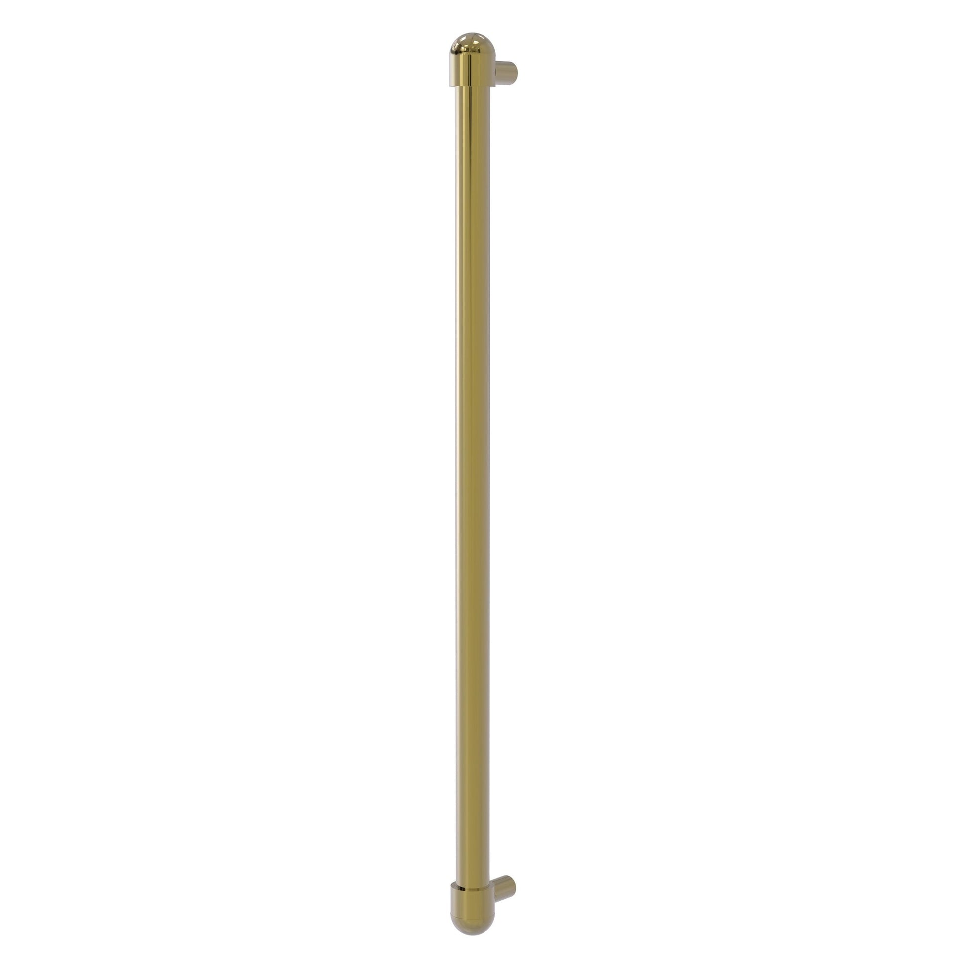 Allied Brass O-30-RP 18" x 1" Unlacquered Brass Solid Brass Refrigerator Pull