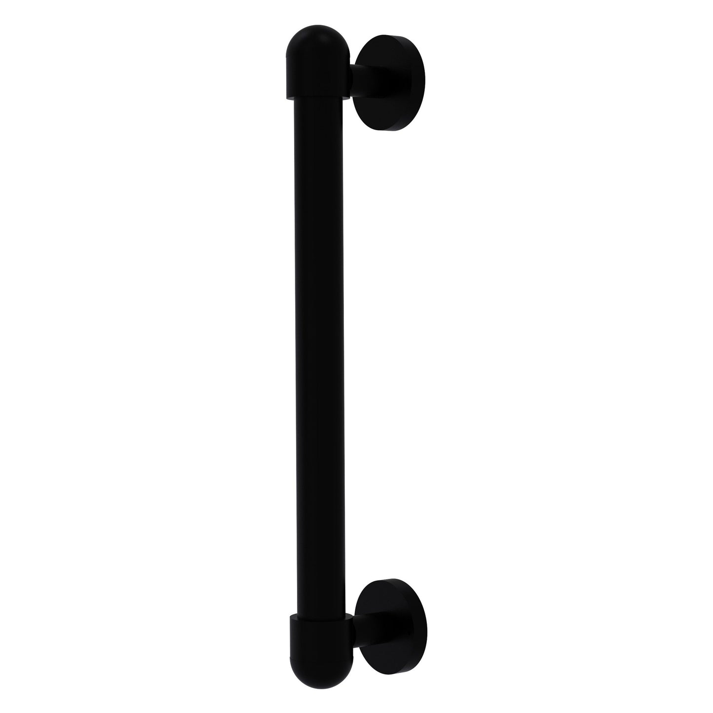 Allied Brass O-40 8" x 1" Matte Black Solid Brass Door Pull