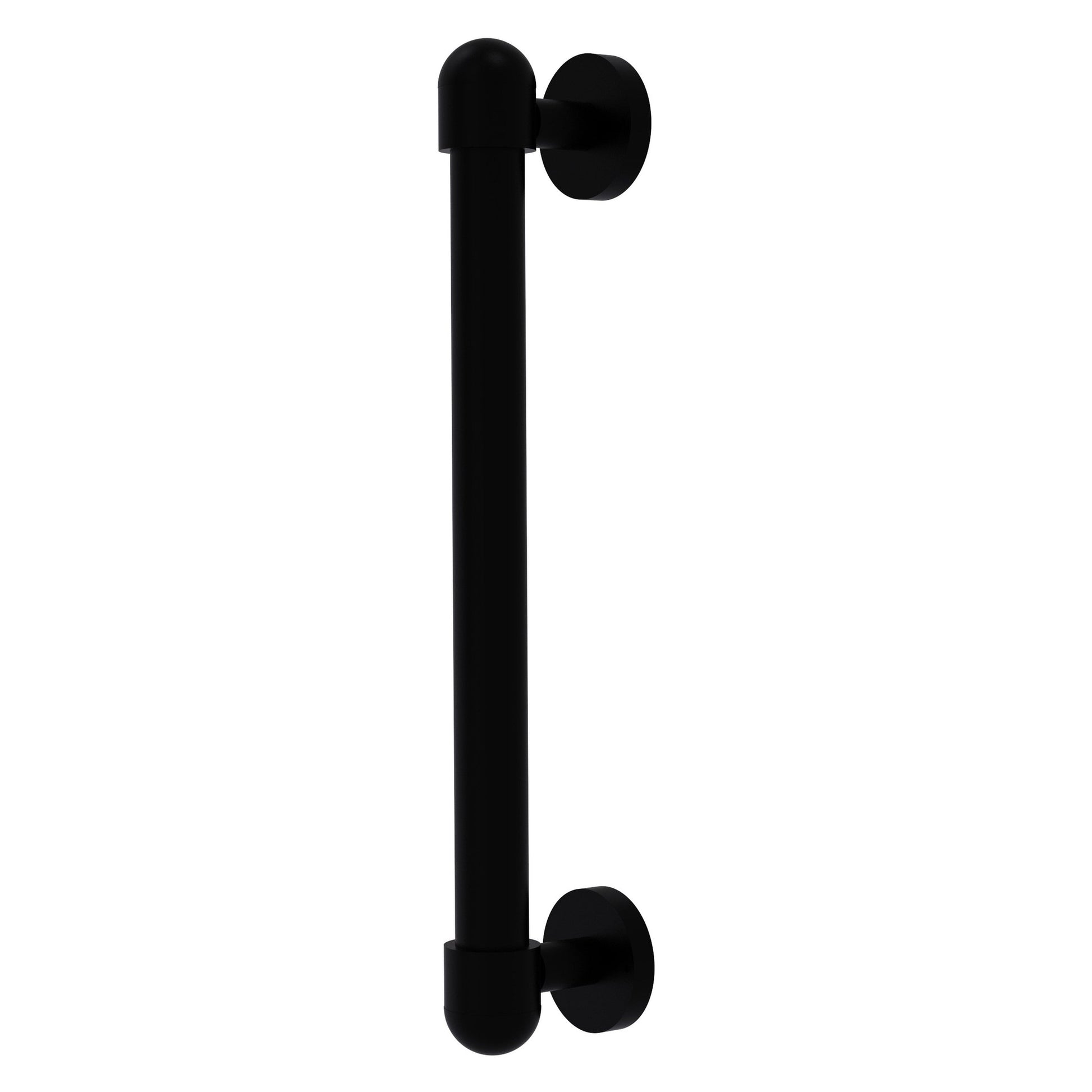 Allied Brass O-40 8" x 1" Matte Black Solid Brass Door Pull