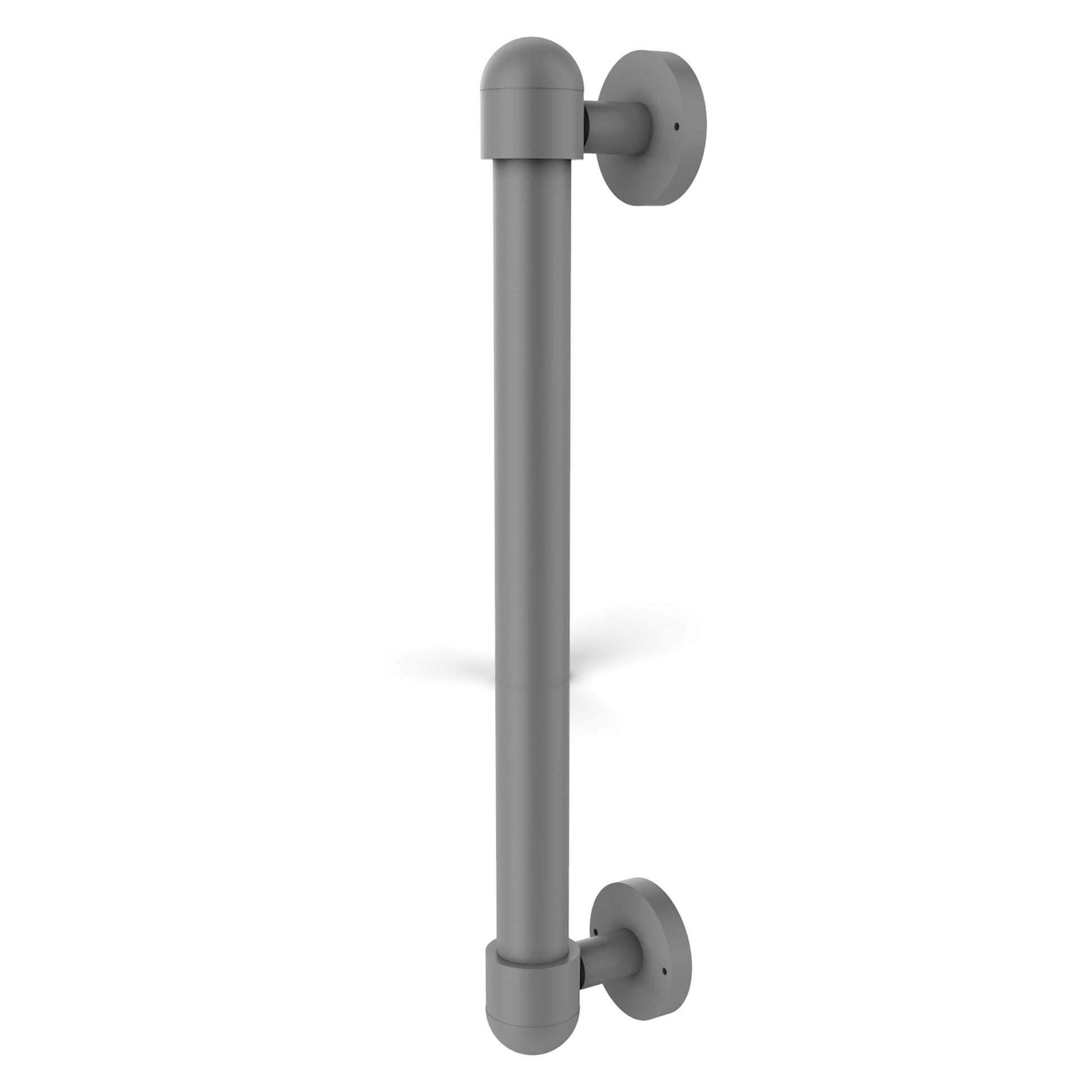 Allied Brass O-40 8" x 1" Matte Gray Solid Brass Door Pull