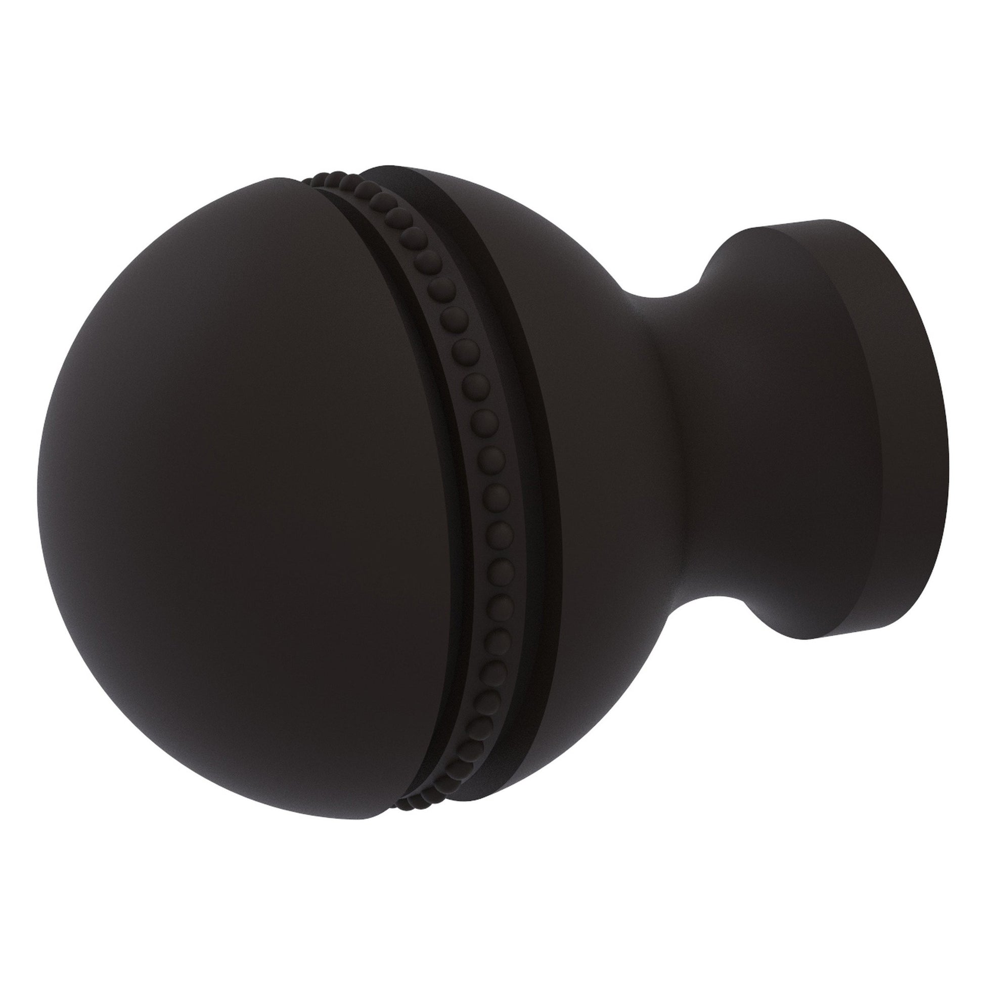 Allied Brass P-1 1" x 1" Oil Rubbed Bronze Solid Brass Beaded Cabinet Knob