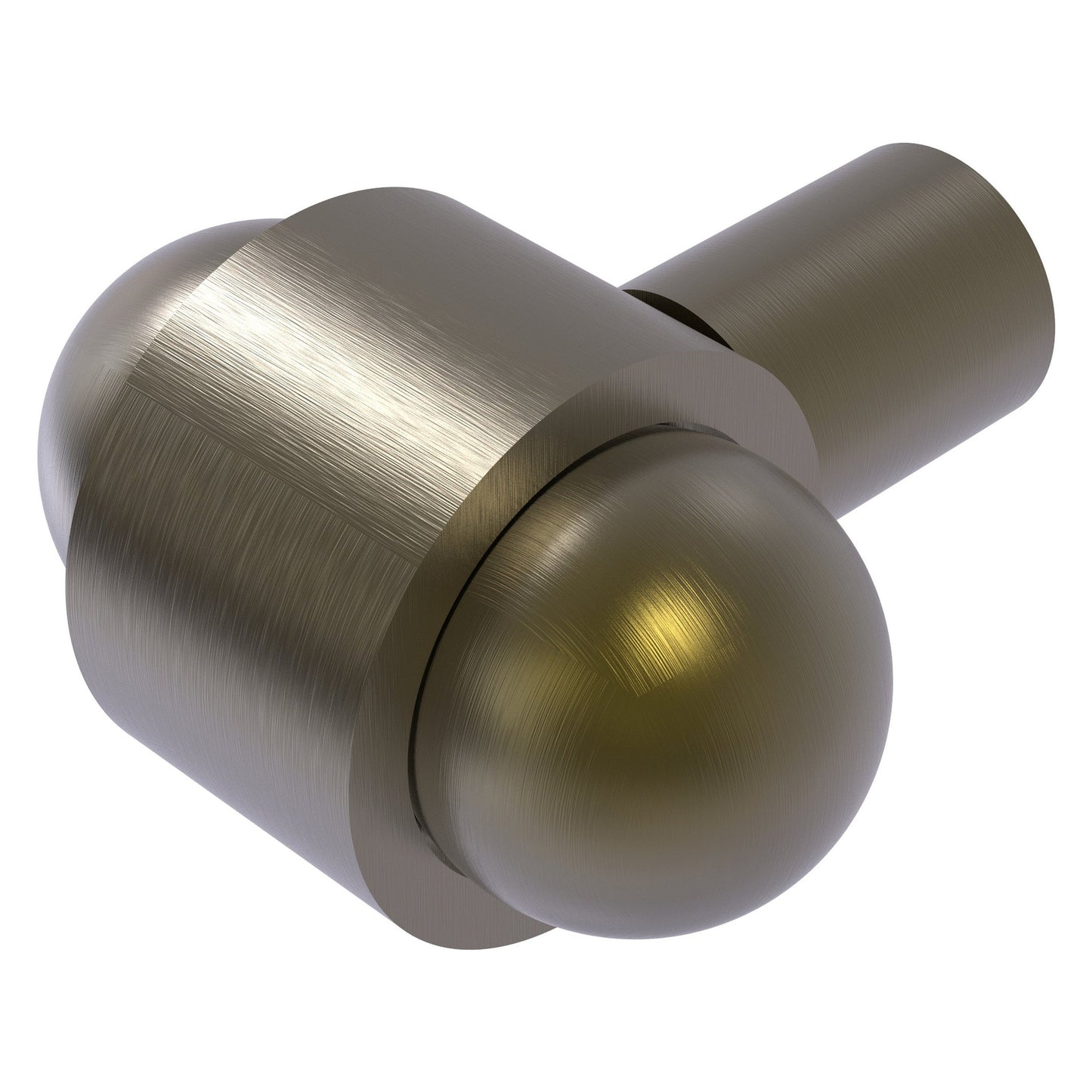 Allied Brass P-10 1.5" x 1.5" Antique Brass Solid Brass Cabinet Knob