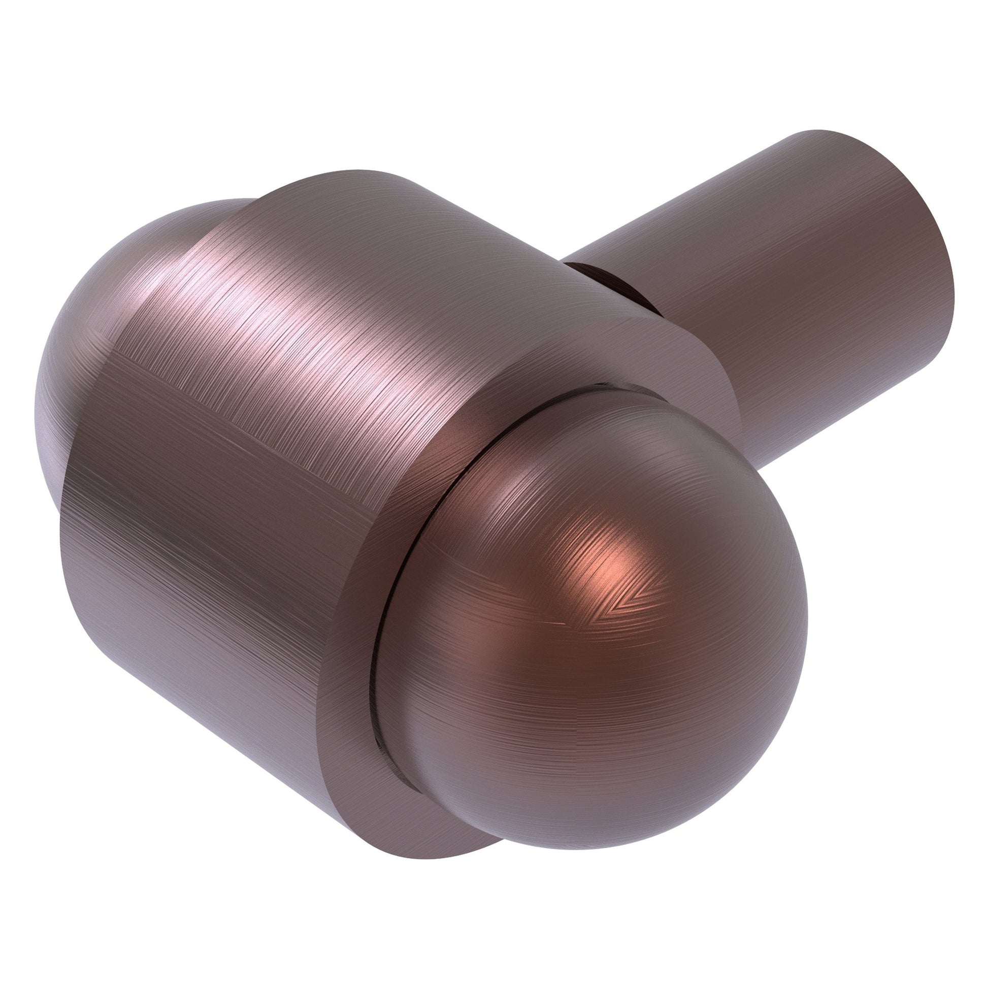Allied Brass P-10 1.5" x 1.5" Antique Copper Solid Brass Cabinet Knob
