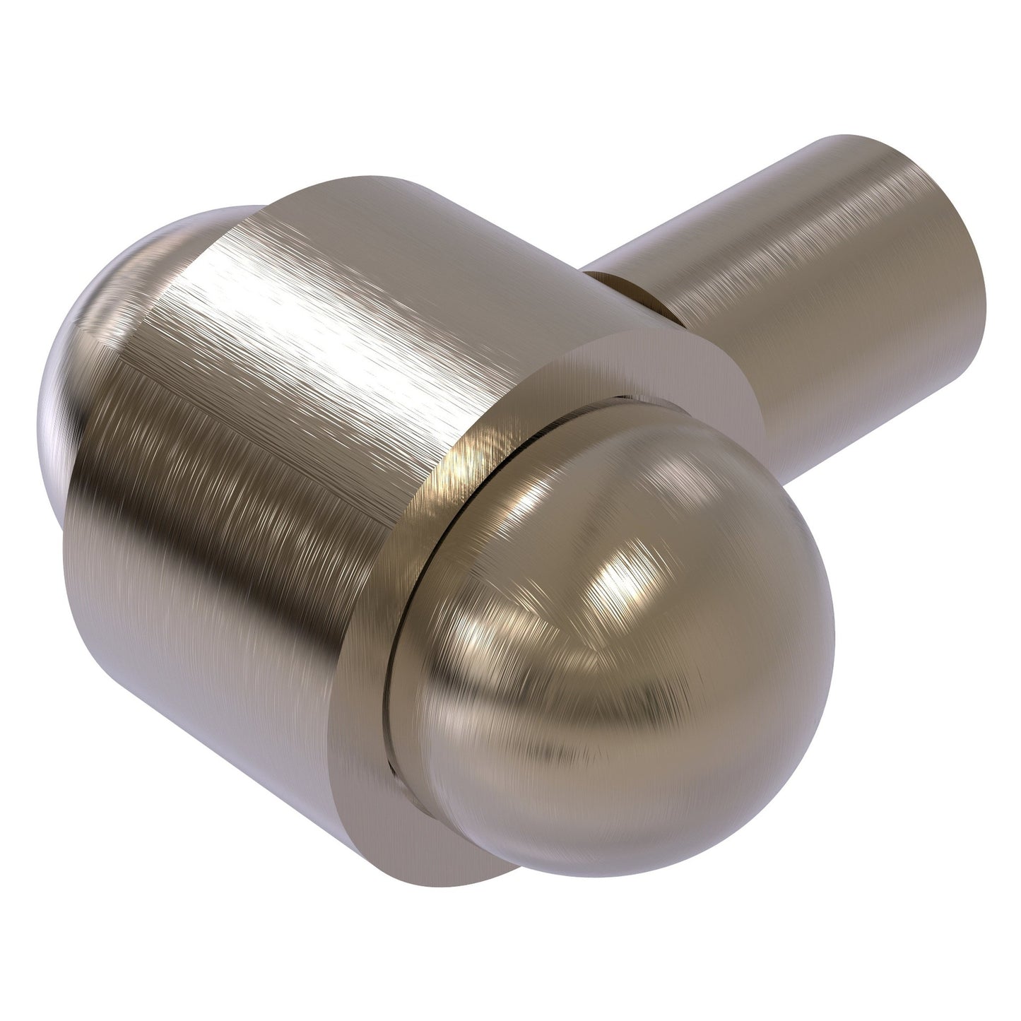 Allied Brass P-10 1.5" x 1.5" Antique Pewter Solid Brass Cabinet Knob