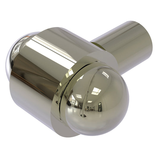 Allied Brass P-10 1.5" x 1.5" Polished Nickel Solid Brass Cabinet Knob