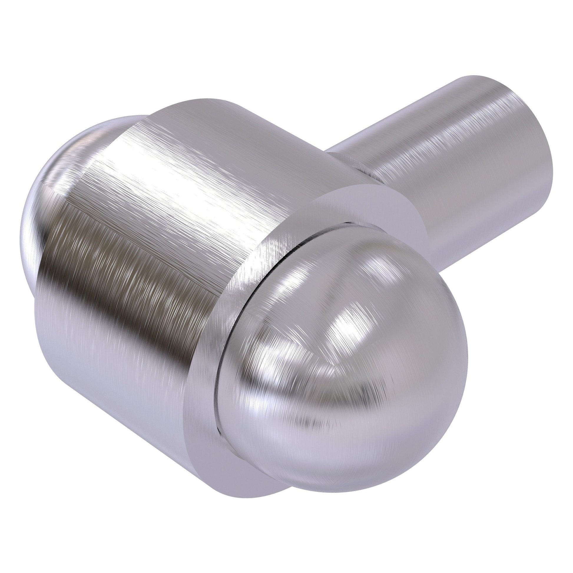 Allied Brass P-10 1.5" x 1.5" Satin Chrome Solid Brass Cabinet Knob